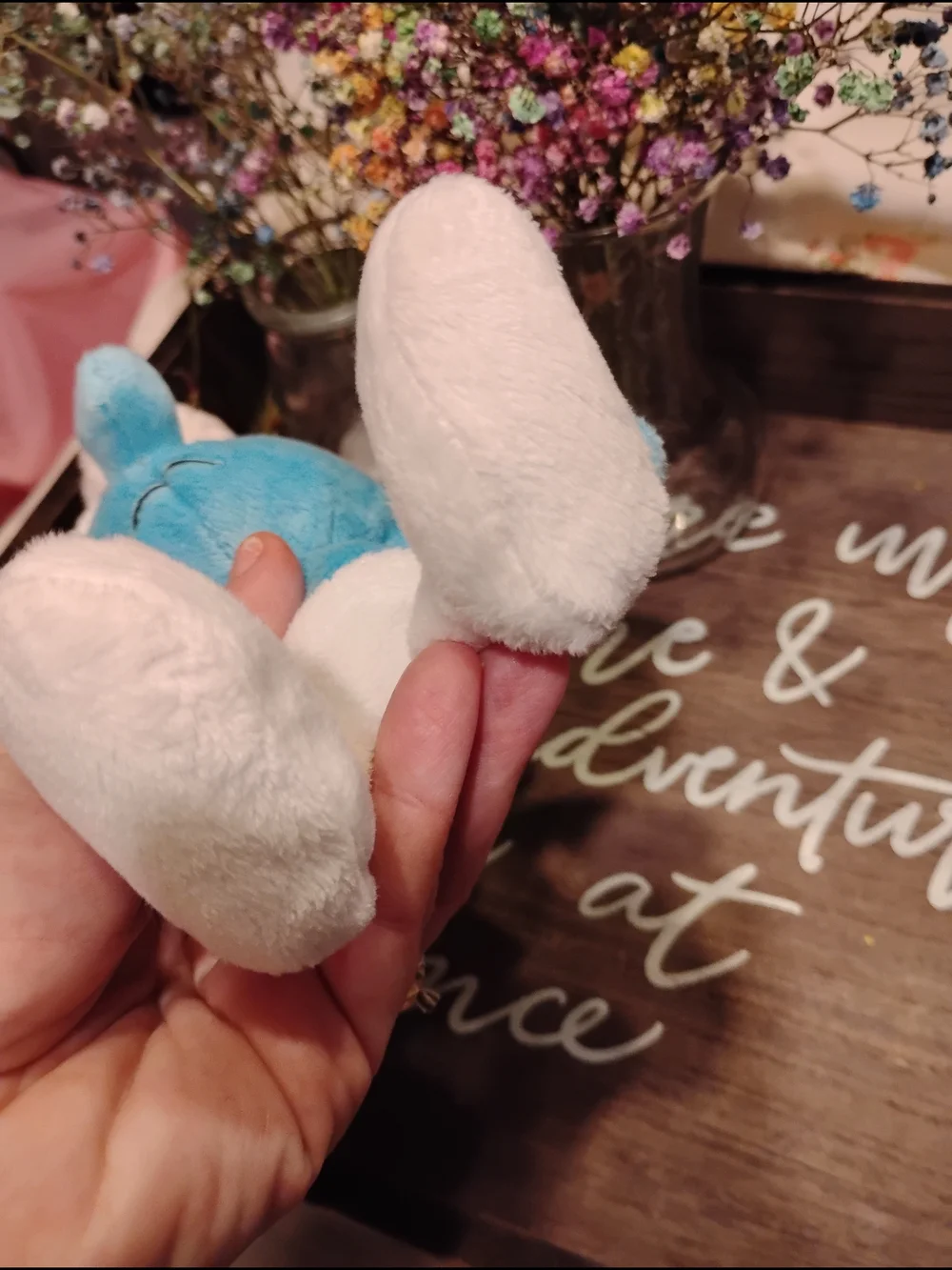 Smurf Plush Stuffed Toy - Blue & White